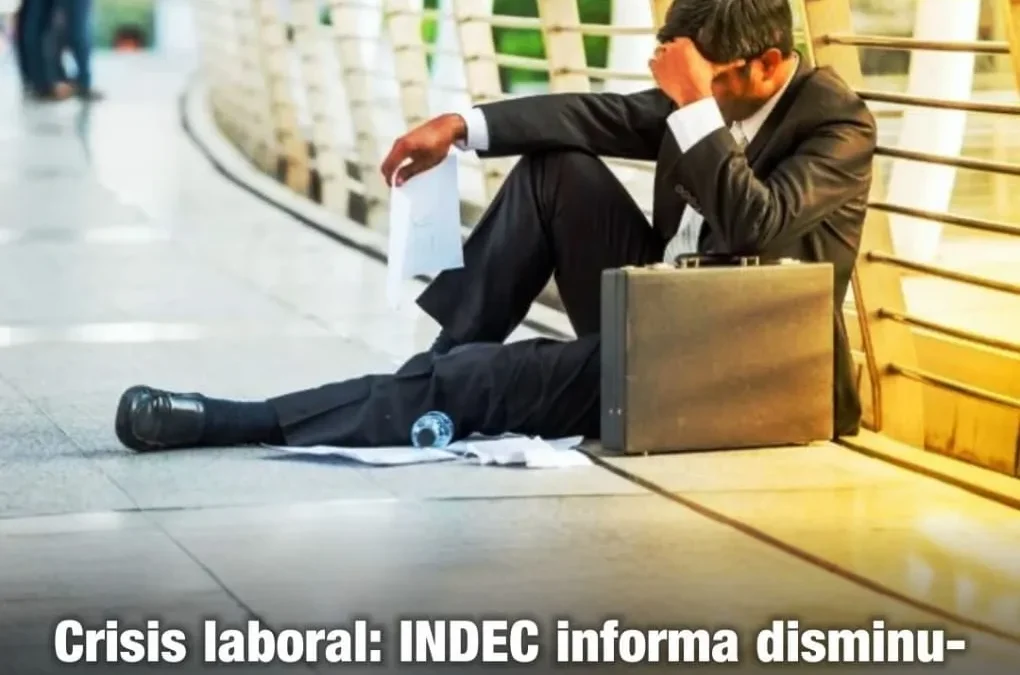 Crisis laboral: INDEC informa disminución de empleos y aumentos de horas trabajadas