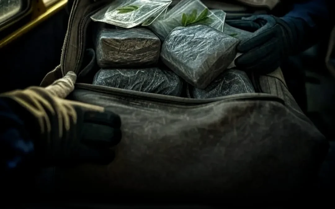 Ruta 74: Gendarmería secuestro 2 kilos de cocaína y 40 kilos de hojas de coca en colectivo hacia Chilecito
