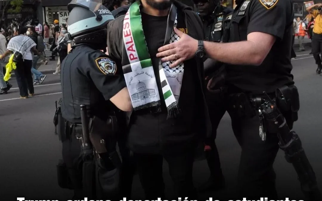 Trump ordena deportación de estudiantes extranjeros propalestinos, vinculados con yihadismo y Hamás