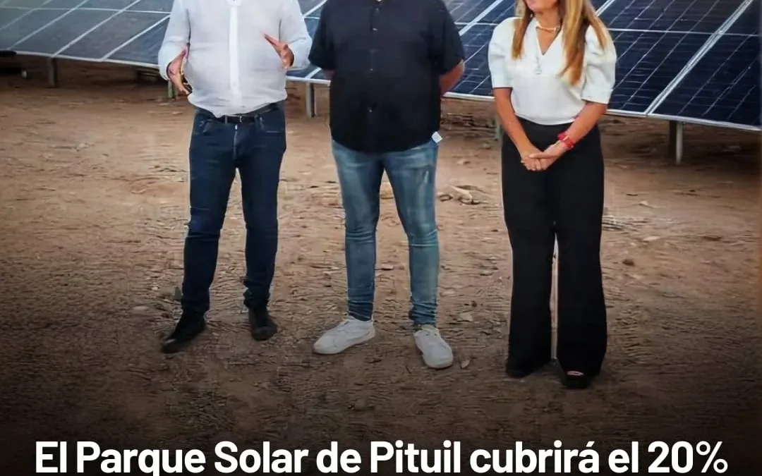 El Parque Solar de Pituil cubrirá el 20% del alumbrado público de Famatin, impulsando la energia limpia