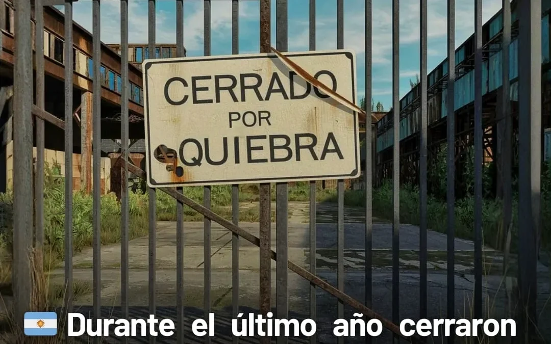Durante el último año cerraron 12.638 empresas y se perdieron 242.896 empleos