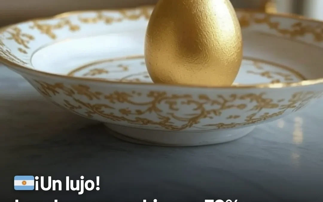 Los huevos subieron 32% en una semana