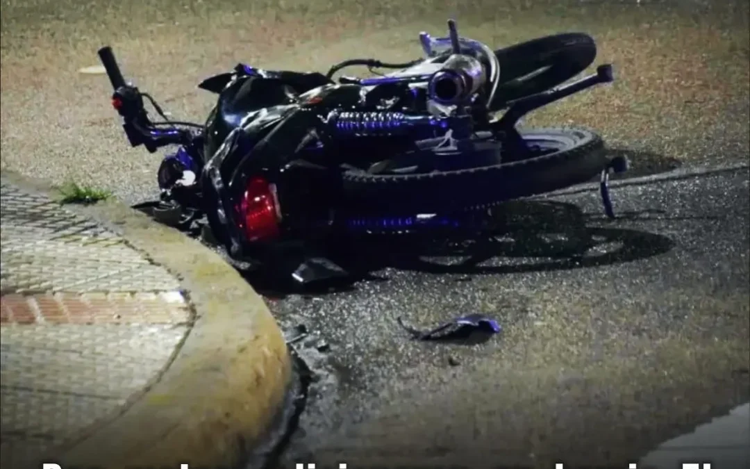 Dos motos colisionaron en Barrio El Plumerillo, Anguinán