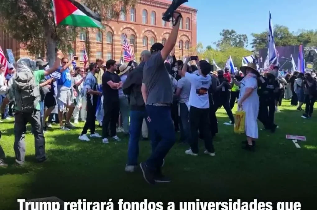 Trump retirará fondo a universidades que permitan «protestas ilegales»