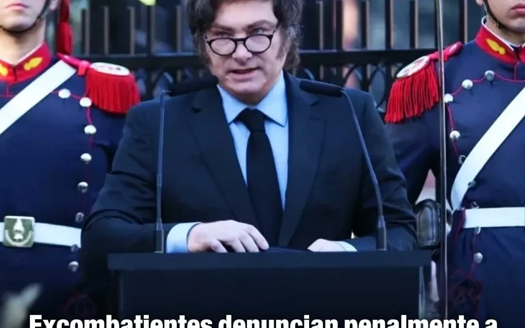 Excombatientes denuncian penalmente a Milei por sus dichos sobre Malvinas