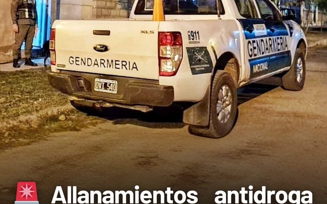 Allanamiento antidroga en Chilecito