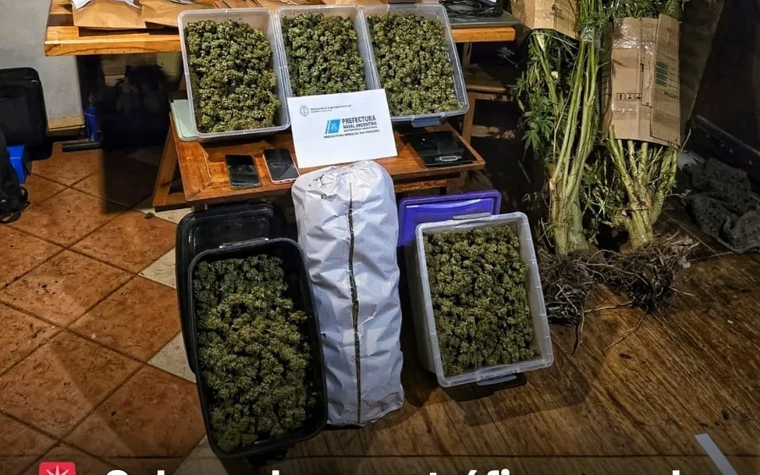 Golpe al narcotráfico en las sierras: secuestran $30 millones en drogas y detiene a dos personas en Villa General Belgrano