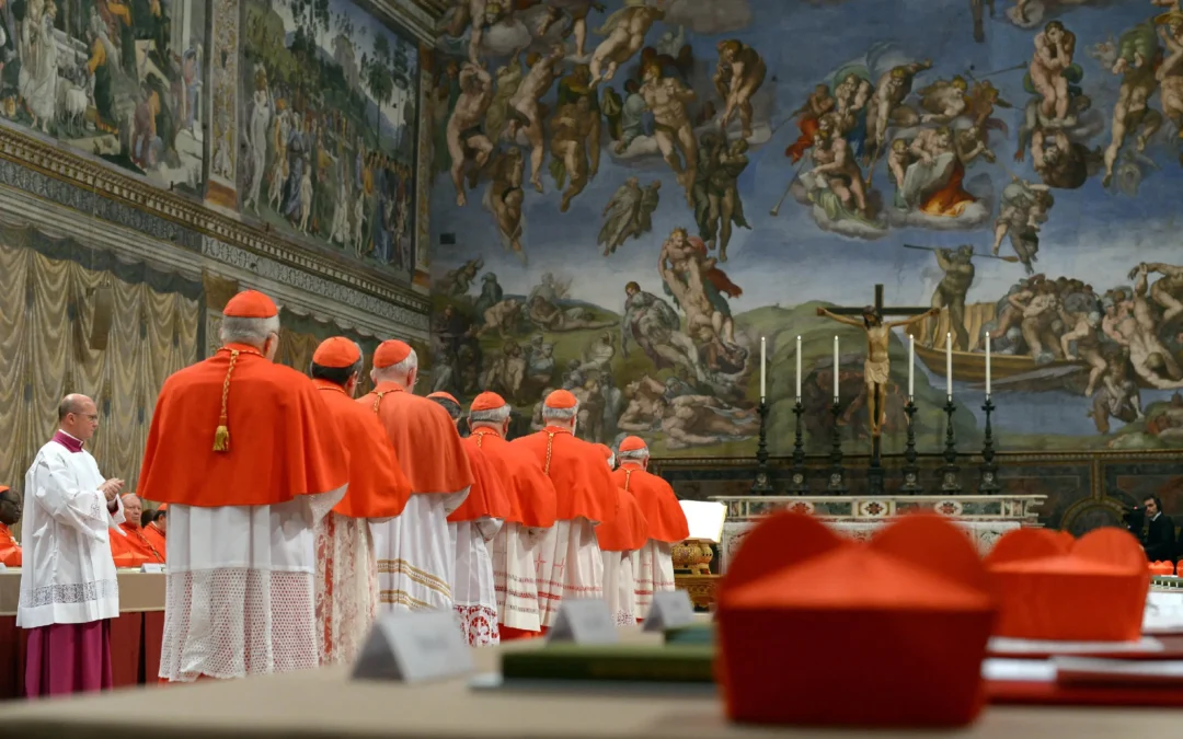 Roma: Más de 5 mil fieles y los cardenales asistieron a la «misa de elección del romano pontífice», en la basílica de San Pedro