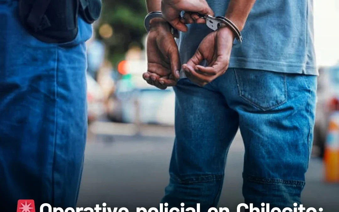 Operativo policial en Chilecito