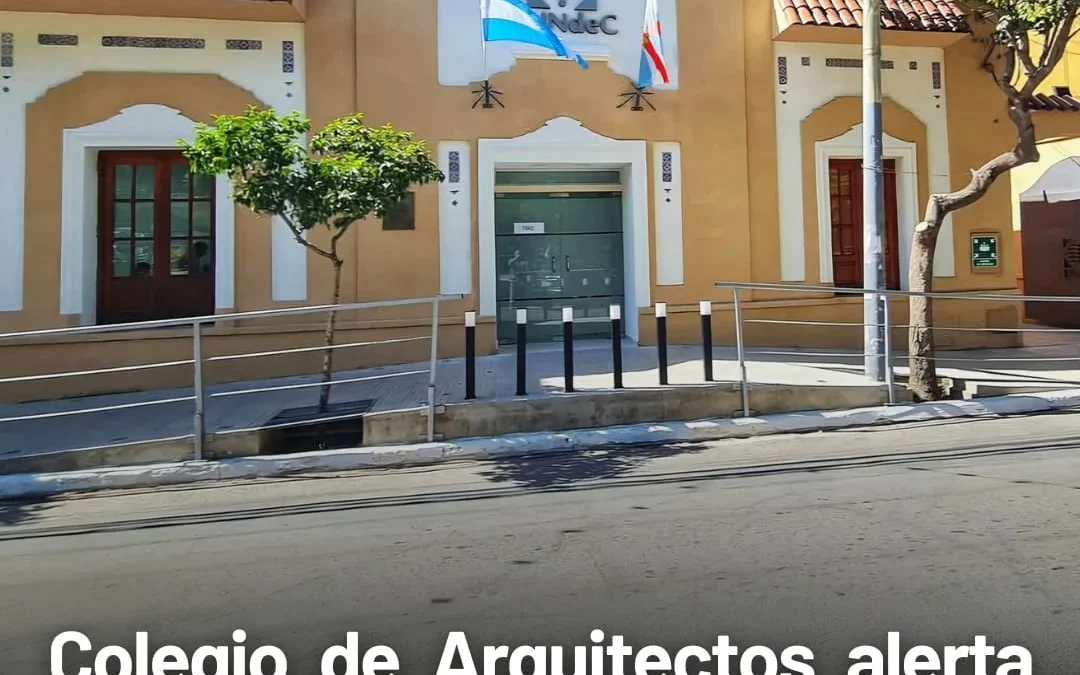 Colegio de Arquitectos advierte sobre obra irregular en UNdeC