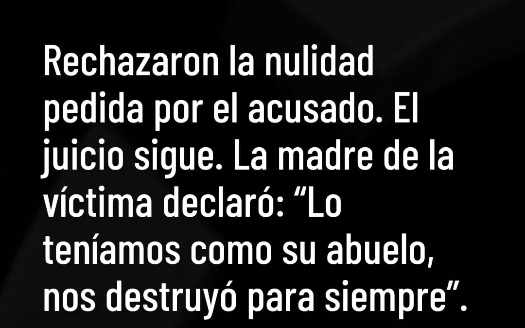 Caso Chade: rechazaron la nulidad pedida por el acusado