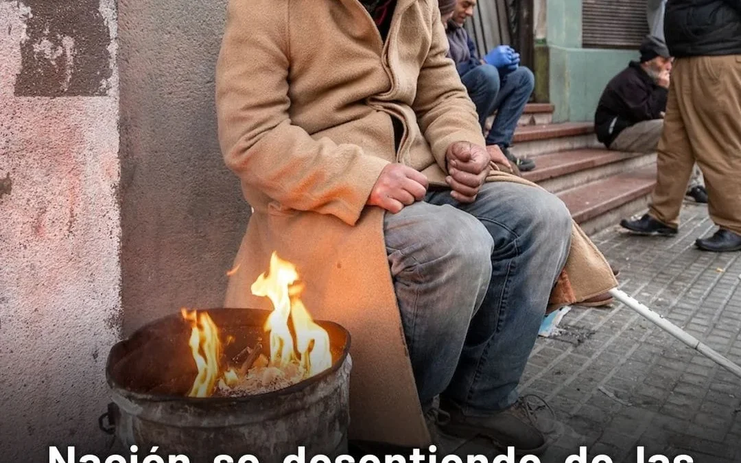 Nación se desentiende de las personas en situación de calle
