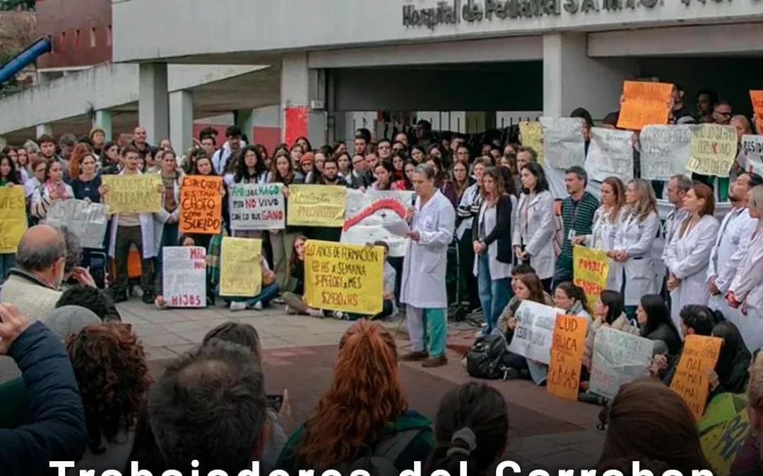 Trabajadores del Garrahan siguen en paro mientras el Ejecutivo convoca a gremios para comenzar a negociar