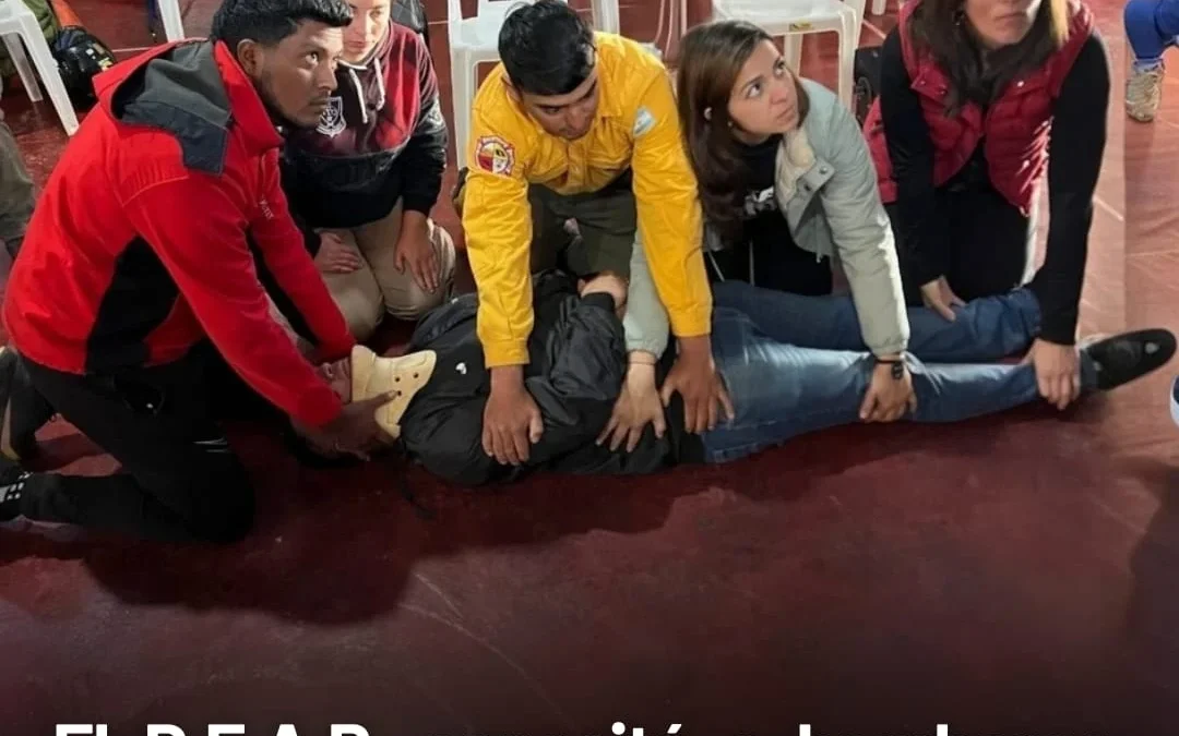 El D.E.A.R capacitó a bomberos, policía y personal municipal de Famatina en protocolo de rescate