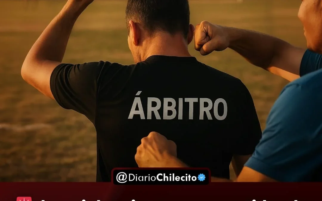 La violencia de un partido de fútbol senior dejó un árbitro agredido y un policía con fractura
