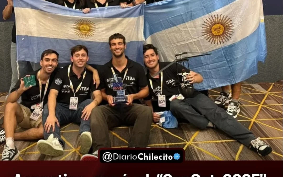 Argentina ganó el «CanSat 2025», el mundial aeroespacial de la NASA