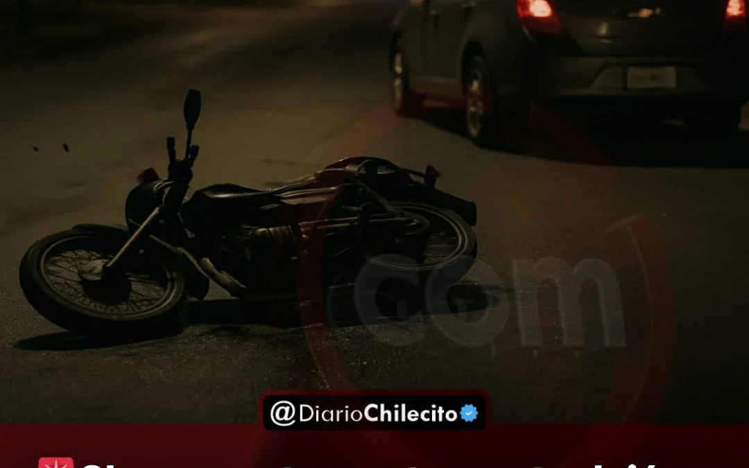 Choque entre moto y auto dejó un herido leve en Los Sarmientos: los conductores dieron negativo en alcoholemia