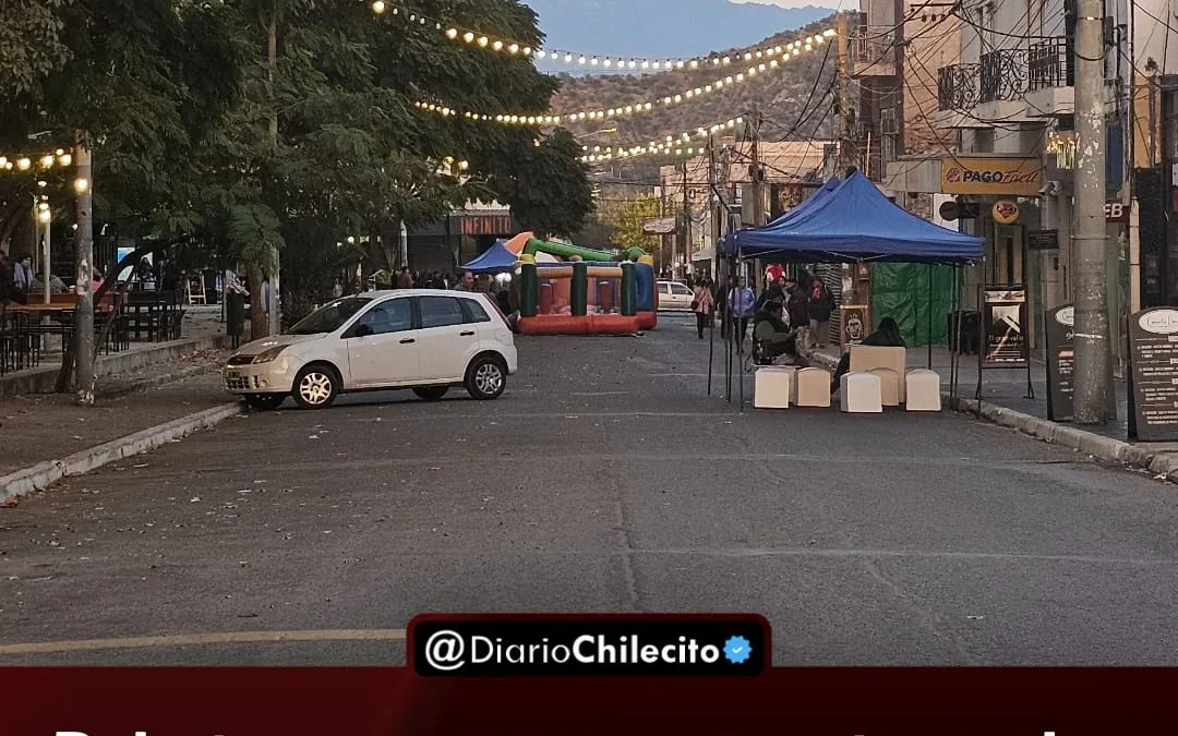 Debut con muy poca gente en las peatonales de Chilecito: El ciclo arrancó con calles vacias