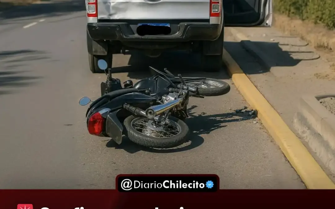 Confirmaron lesiones graves en la motociclista que choco contra la camioneta del diputado Sebastián Gutiérrez en Circunvalación