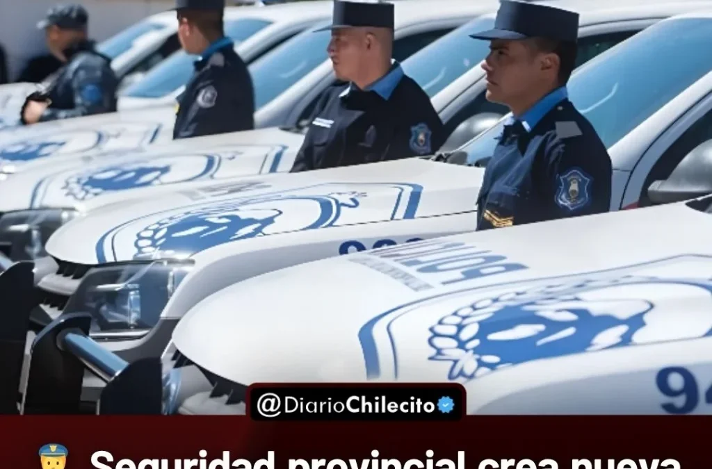 Seguridad provincial crea nueva unidad de patrullaje con más policías en la calle para prevenir delitos