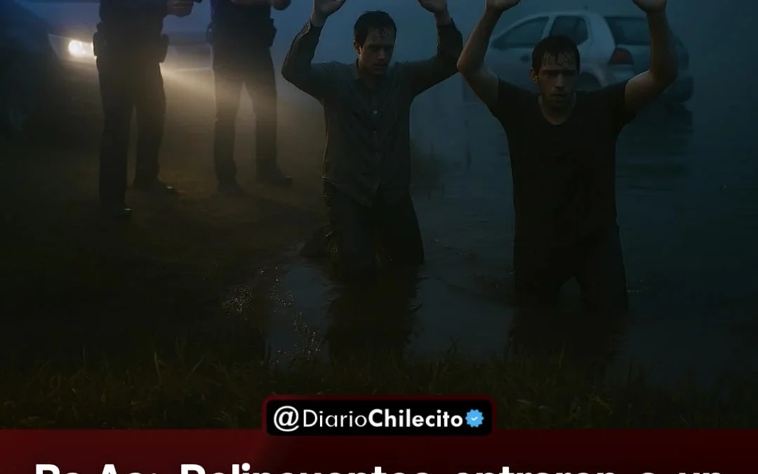 Bs As: delincuentes entraron a un barrio privado, robaron un auto y huyeron tras caer a una laguna bajo la niebla densa