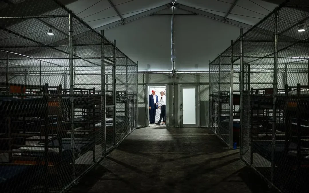 Presos de «alligator Alcatraz» inician huelga de hambre y denuncian condiciones crueles en la cárcel estadounidense
