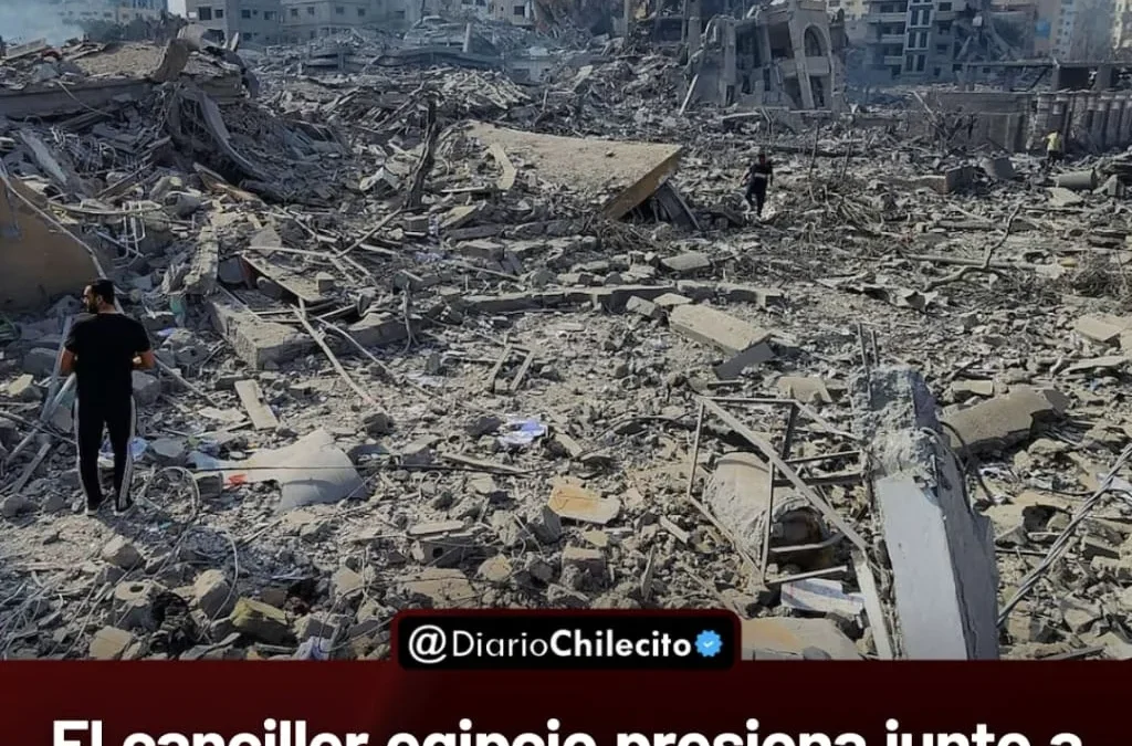 El canciller egipcio presiona junto a Qatar y EE.UU. para que Gaza deje de arder, con rehenes liberados y 60 días de tregua