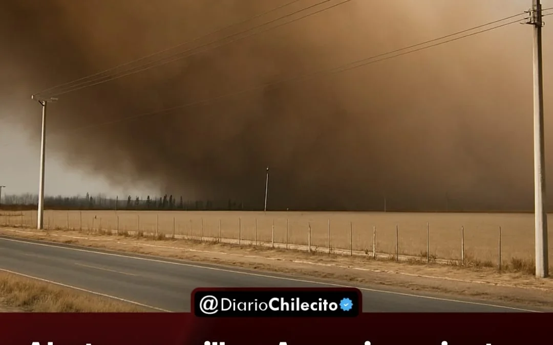Alerta amarilla: anuncian vientos de 100 km/h en varias zonas de la provincia, principalmente Chilecito