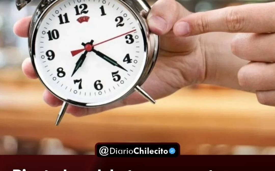 Diputados debaten proyecto para atrasar una hora el reloj en todo el país y ahorrar energía a partir de este año