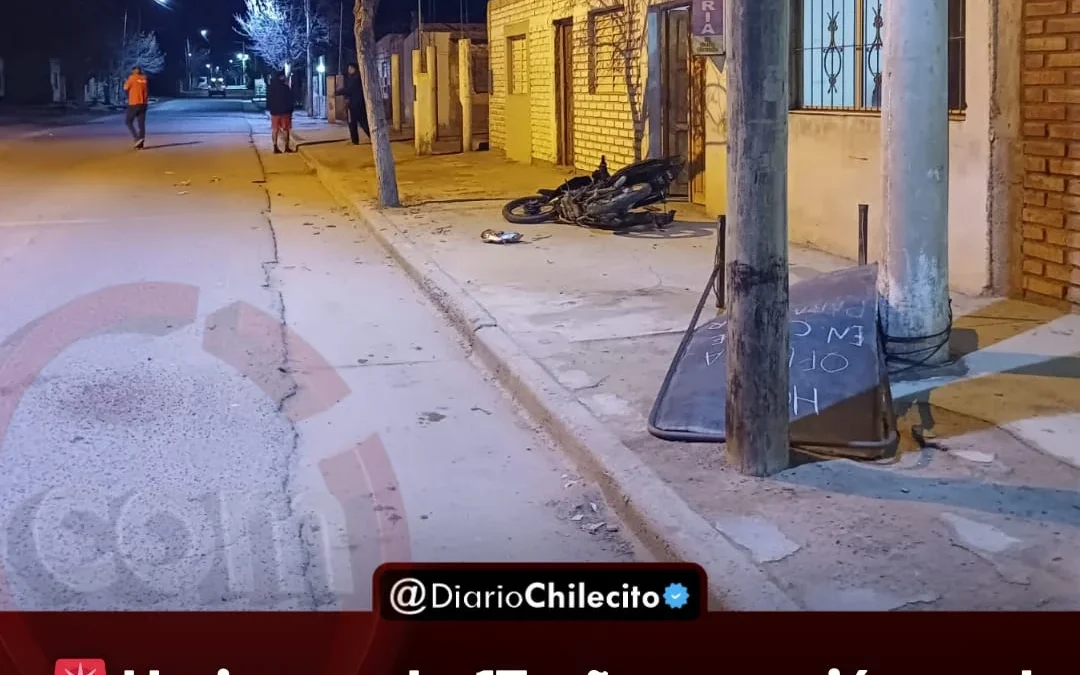Un joven de 17 años murió en el hospital tras accidentarse en moto en Vichigasta y sufrir graves lesiones. Iba sin casco