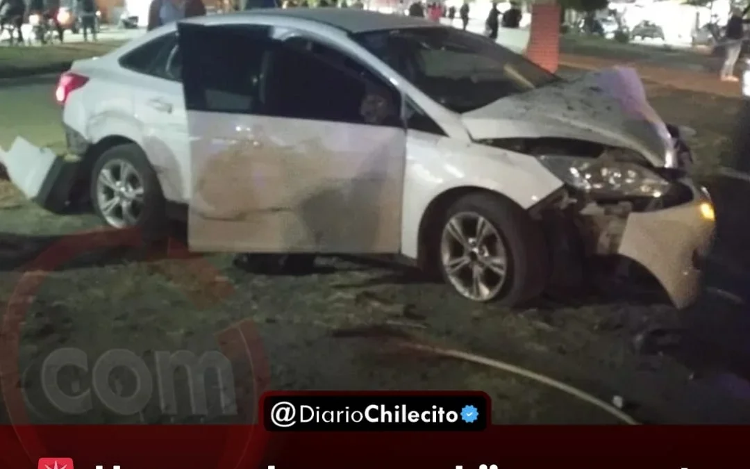 Una madre y su hija en moto fueron embestidas en Av. Rosas (La Rioja): La niña recibió sutura y el conductor ebrio quedó detenido