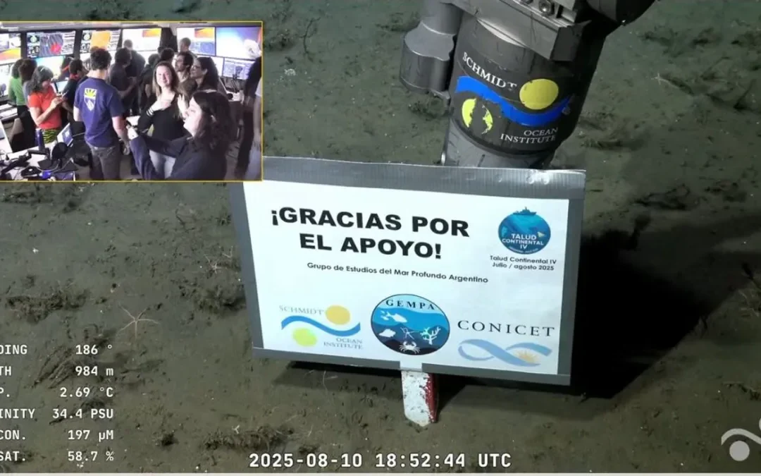 Hay mucho por hacer en Argentina: el plan existe, faltan recursos dice el jefe científico Lauretta tras la expedición Talud IV del Conicet
