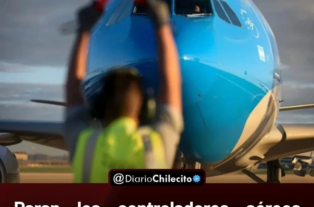 Paran los controladores aéreos denunciando que el Estado incumple acuerdos. Vuelos cargueros temen demoras en exportaciones