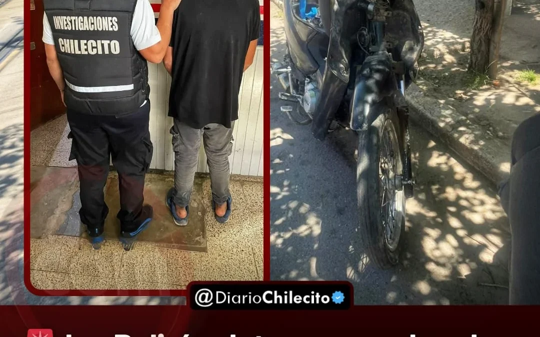 La Policía detuvo a un hombre acusado de robar una moto y la halló en su casa del barrio Santo Domingo