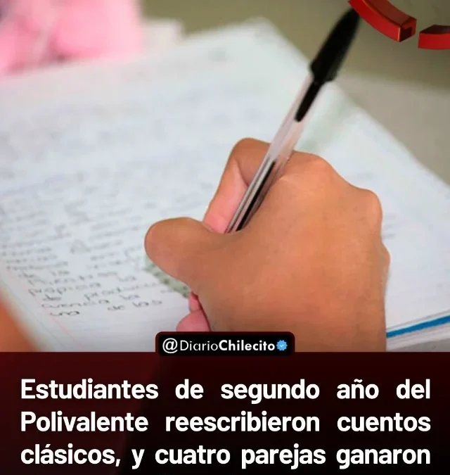 Estudiantes del segundo año del Polivalente reescribieron cuentos clásicos y cuatro parejas ganaron el concurso literario