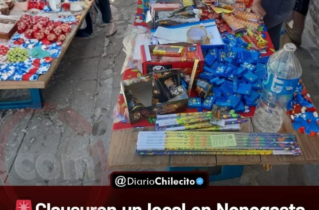 Clausuran un local en Nonogasta por vender pirotecnia prohibida: secuestran toda la mercadería y notifican al dueño del lugar.