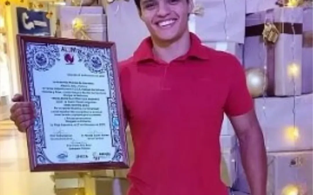 Joven chileciteño fue reconocido a nivel internacional por su libro «Problemas Crónicos de La Rioja, una mirada filosófica y social»