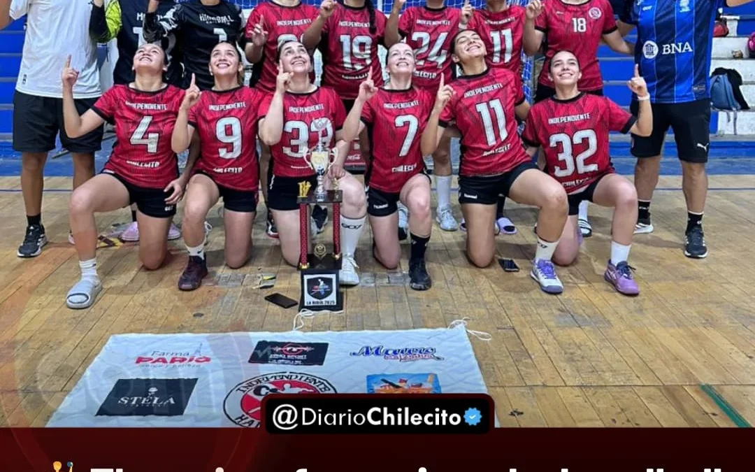 El equipo femenino de handball CAI Chilecito se lleva todo este año: ganaron el Nacional, la Liga Local y ahora levantan la Provincial