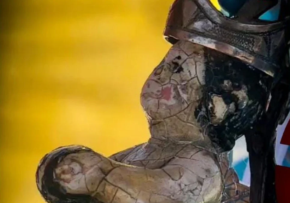 Este fin de semana fieles del niño de Hualco peregrinaron  a Famatina junto a la venerada imagen.