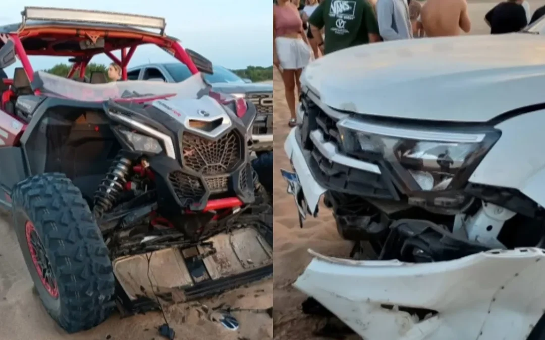 Tiene 8 años y pelea por su vida luego de un choque entre un UTV y una Amarok en Pinamar