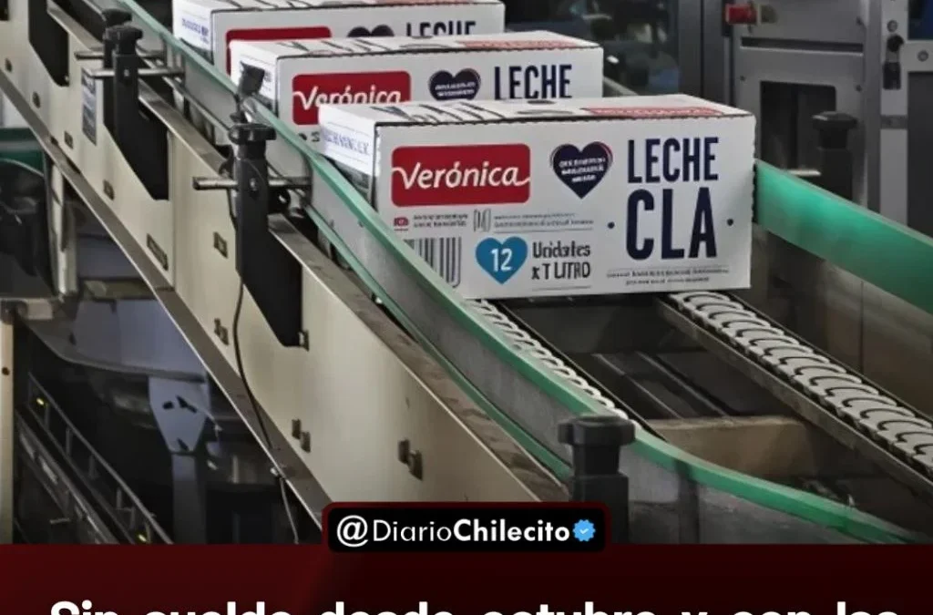 Sin sueldo desde octubre y con las máquinas paradas, 700 familias santafesinas resisten en la empresa láctea Verónica.