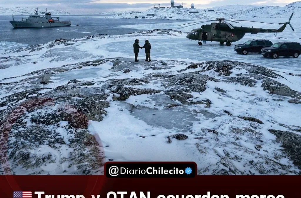 Trump y OTAN acuerdan marco para un trato sobre Groenlandia; y por ahora, no cobrará aranceles a europeos tras reunión en Davos.