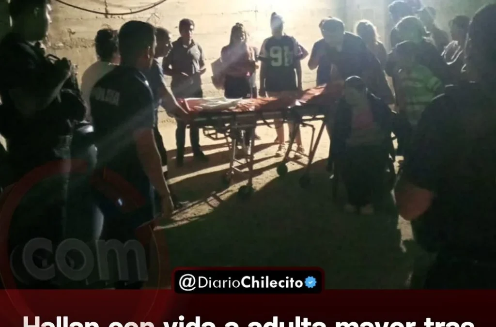 Hallan a una persona adulta mayor en Pomán, activan atención médica inmediata nocturna local