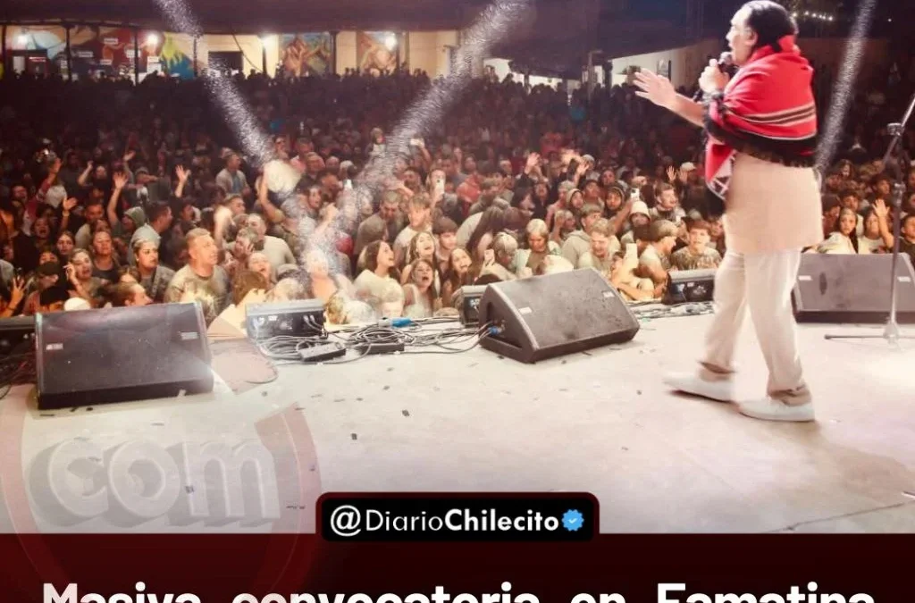 Masiva convocatoria en Famatina para el Festival del Mineral con la presentación de Sergio Galleguillo y artistas locales.