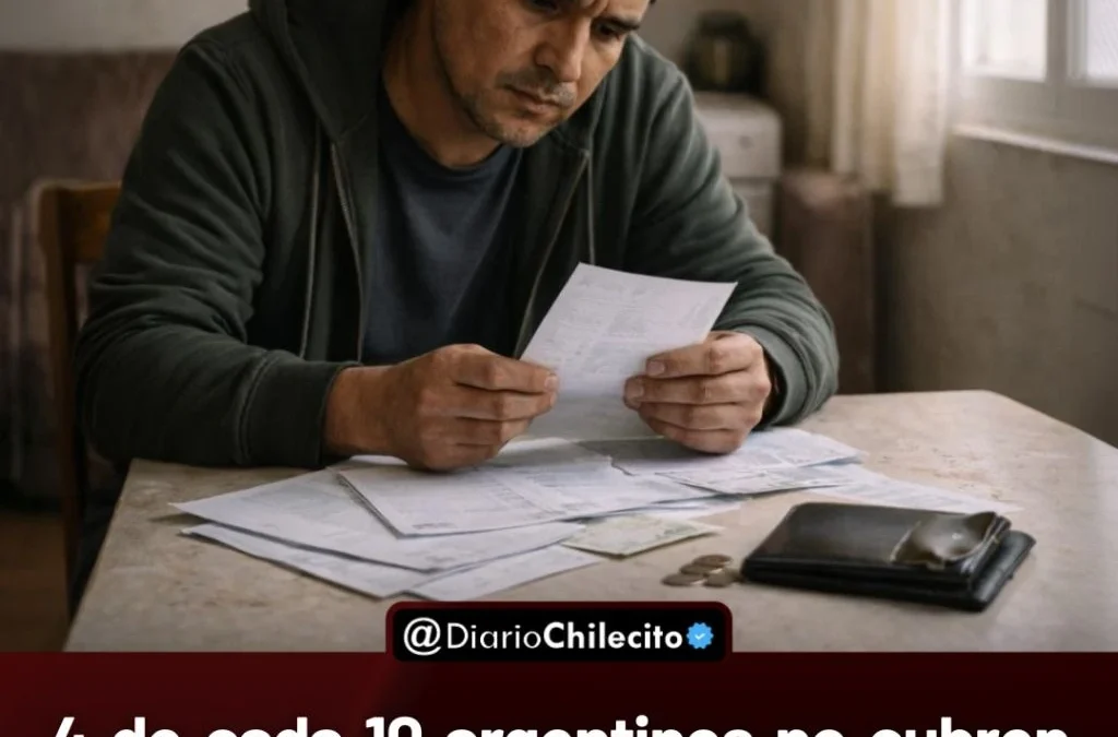 4 de cada 10 argentinos no cubren gastos, solo el 18% logra ahorrar y crece la expectativa de deterioro económico.