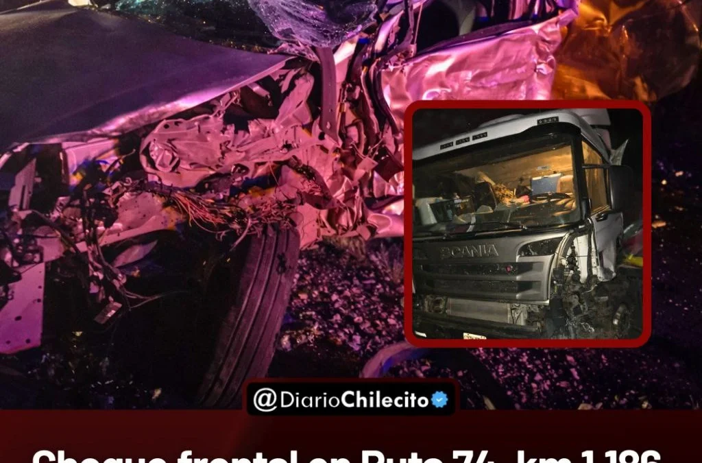 Choque frontal en Ruta 74, km 1.186, deja un herido con fractura y un camionero con lesiones leves en Vichigasta.