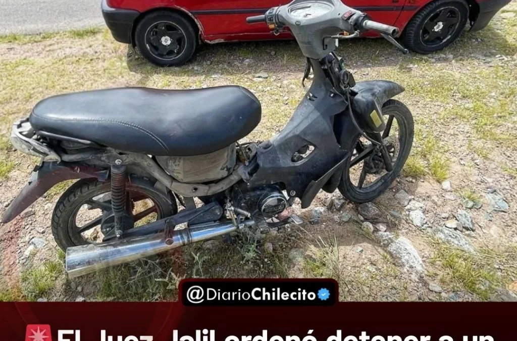 El Juez Jalil ordenó detener a un joven de 17 años por robar una moto que su padre devolvió; pagarán $409.700 en daños.