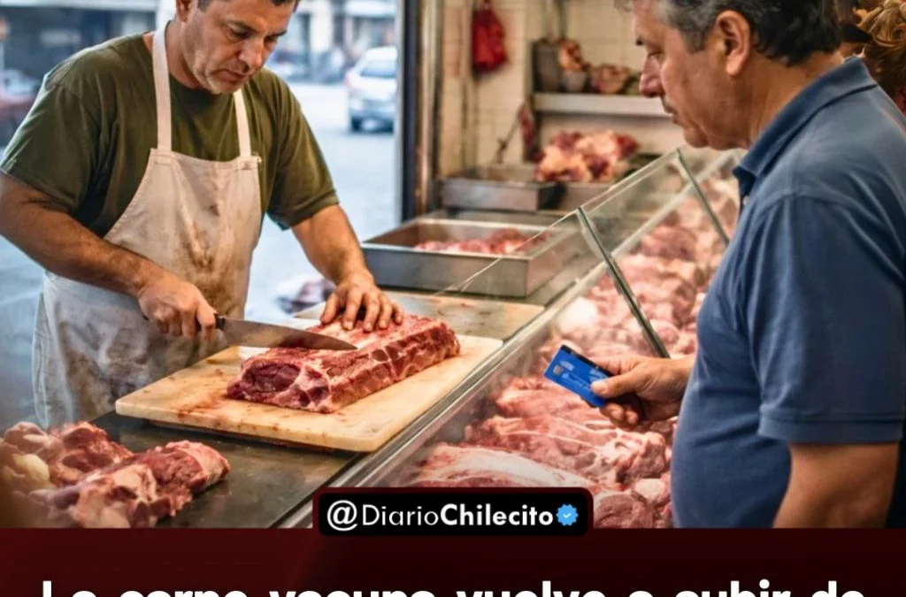 La carne vacuna vuelve a subir de precio en Argentina, y el asado ya ronda los $25.000 por kilo en carnicerías.