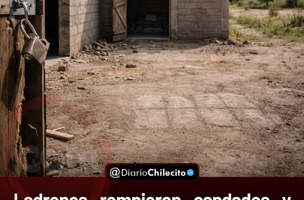 Ladrones rompieron candados y robaron 22 bolsas de cemento y cal, junto a herramientas, de una casa en construcción en Vichigasta.