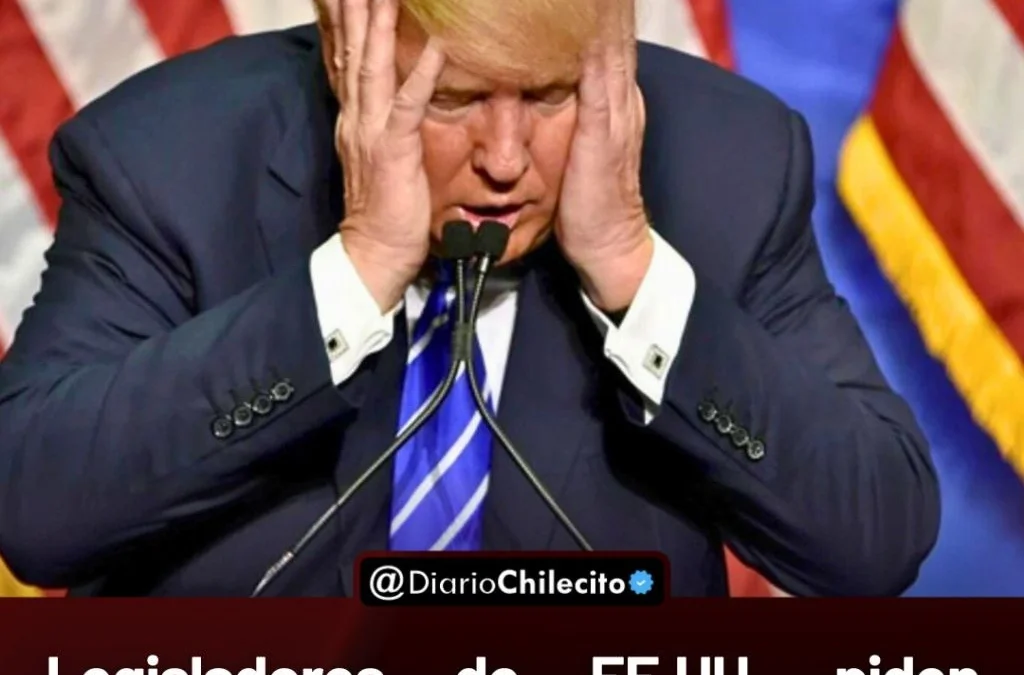 Legisladores de EE.UU. piden destituir a Donald Trump por incapacidad presidencial mediante la Constitución.